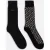 BOSS Orange Monogram Heren 2-Pack Reguliere Lengte Katoenmix Sokken