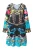 MIAMODA Tuniek  marine / neonblauw / geel / neongroen