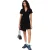Lacoste Wrapjurk met V-hals en korte mouwen voor dames (Wit)