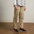 Manfield leren sneakers zwart