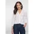 Geisha gebloemde blouse wit