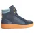 White Stuff Leather And Suede High Top T Navy