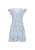 Usha Jurk  duifblauw / wit