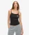 Athletic Essentials Camitop met Knopen en Print Zwart