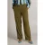 Ivy Beau straight leg broek – groen
