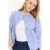 Cecil Dames Chambray jas in Blauw