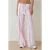 Brede Rechte Gestreepte Relaxed Fit Broek