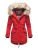 Navahoo Premium Dames Winterjas Lady Like – Klassieke Parka met Afneembare Kunstbontkraag