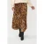 EsQualo Skirt Plisse Animal Land Print