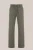 WE Fashion – Heren regular fit broek van linnenmix met elastieke broekband – Regular fit – Grijsgroen – Linnen –