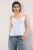 TRENDYOLMİLLA Dames Blauw Gestreept Mouwloos Regular fit Blouses