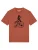Watapparel Shirt ‘T-Rex auf Fahrrad’  oranje / zwart