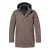 District ZILLION winterparka – donkertaupe