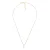 Orphelia ‘Lykke’ Dames 925 Sterling Zilveren Ketting met Hanger – Goud ZH-7128/G