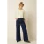 King Louie high waist flared jeans – donkerblauw