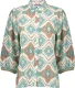 Geisha Blouse Aqua dames