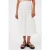 French Connection Summer Embroidery Midi Skirt White