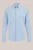 Van Gils – Heren slim fit gebreid overhemd – Slim Fit – Lichtblauw – Katoen –