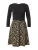 ABOUT YOU Jurk ‘Giulia’  beige / zwart