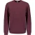 No Excess Pullover crewneck garment dyed + st dark wine