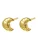 Hey Happiness Oorbellen ‘Croissant’  goud