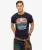 Gasoline Graphic Relaxed T-shirt Blauw
