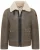 Heren Grijs B3 Shearling Bomber Aviatorjack – Akutan