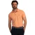 Poloshirt zacht oranje New Zealand effen klein logo