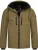 Alessandro Salvarini heren winterjas AS-332 met teddyvoering en capuchon