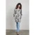 DIDI Sweat Dress Chilly Print Sand With Cosmic Flower Print