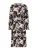 Guido Maria Kretschmer Women Jurk ‘Orelia’  grijs / bordeaux / zwart / natuurwit