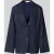 Christian Berg Woman Linnen blazer met paspelzakken