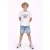 B.Nosy T-shirt met backprint wit