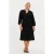 YOEK jacquard midi jurk Plus Size – zwart