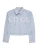 ONLY GIRLS Blouse ‘Kogetta’  lichtblauw / wit