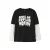 NAME IT KIDS longsleeve met tekst – zwart