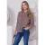 Overshirt met borstzakken en ruitjespatroon