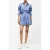 French Connection Alexis Cotton Stripe Pltd Mini Navy/white