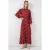 Geklede Midi Shirtjurk met Knoopsluiting