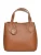Luisa Vannini Brown Rundleer Tas