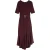 Ted Baker Samalee Gebreide Rode Midi-jurk Met Zwierige Rok