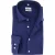 Overhemd Seidensticker slim fit blauw linnen
