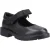 Hush Puppies Astrid Bow Meisjes Zwart Leren Schoenen