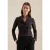 NU 20% KORTING: seidensticker Klassieke blouse Zwarte roos Lange mouwen kraag uni