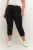 Kaffe Curve slim fit broek Kcnana zwart