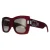 Gucci Vierkant Dames Rood met Zilvergrijs met Licht Zilver Spiegel GG1688S