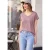 Street One Studio Dames Shirt met hangende schouder in jersey in Roze