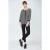 Top met lange mouwen en print met strik- en manchetdetail