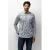State of Art regular fit casual overhemd met print – grijsblauw/midnight