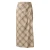 Vrouwelijke Geruite Flanellen Midi Wrap Rok COMMA